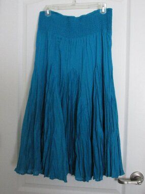 long full 100% cotton boho skirt